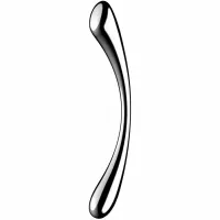 satisfyer cosmic crest 1 - dwustronny masażer ze stali nierdzewnej