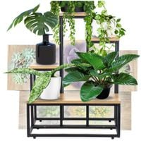 Kwietnik na 6 doniczek loftowy 68 cm Industry