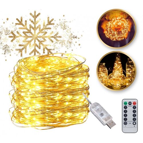 światełka lampki na żyłce 200 led usb + programator ciepłe białe lamp38cb na Arena.pl