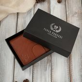 portfel damski skórzany klasyczny koniakowy ze skóry