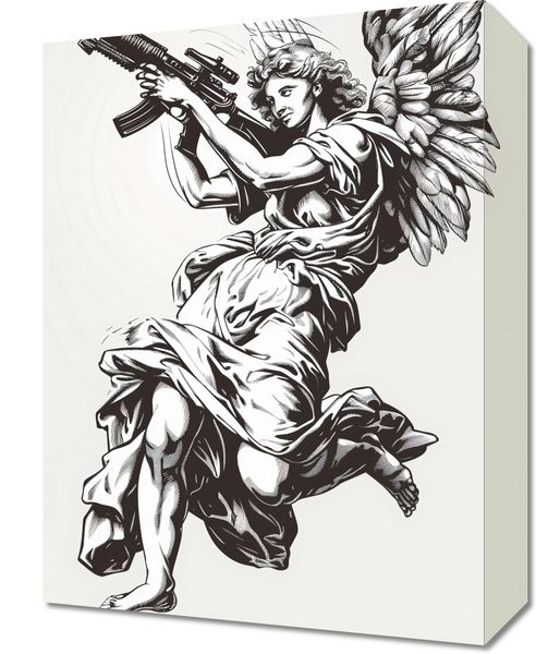 Obraz 30x40cm Anioł Wojny zdjęcie 1