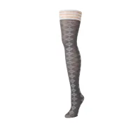 kix'ies golf collection pończochy thigh-high argyle, rozmiar b