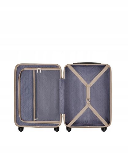 Walizka Kabinowa Podróżna Na Kółkach Twarda PUCCINI Szampańska ABS028C-6C na Arena.pl