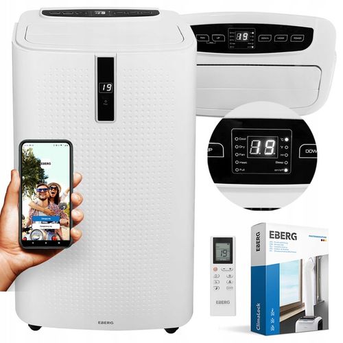 Klimatyzator przenośny ENVA 3,5 kW 4w1 WiFi osuszacz 56l/24h pompa ciepła na Arena.pl