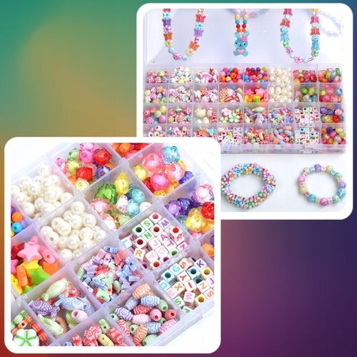 KORALIKI ZESTAW KORALIKÓW DO ROBIENIA BRANSOLETEK na Arena.pl