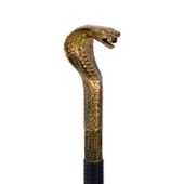 Laska faraona wąż czarno-złota, 118 cm