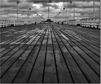 60CM 50CM OBRAZ ŚCIENNY SOPOT MOLO DRUK PŁÓTNO