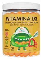 MyVita, Żelki naturalne Witamina D3, 60 sztuk
