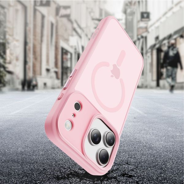 tech-protect magmat magsafe iphone 17 pro matte pink zdjęcie 6