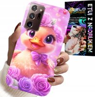 ETUI DO SAMSUNG NOTE 20 ULTRA - SŁODKA KACZUCHA, KACZKA NA RÓŻOWYM TLE