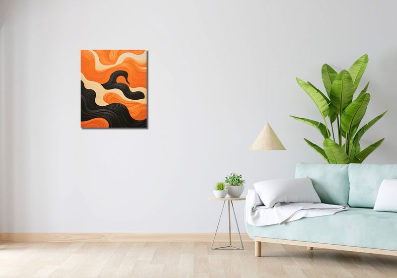 Obraz 50x60cm Dzień spotyka Noc zdjęcie 2
