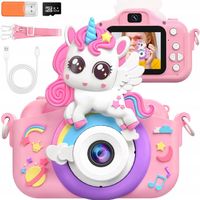 Aparat cyfrowy fotograficzny dla dzieci Gontence 1080p HD 2" karta SD 32GB