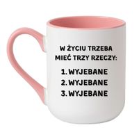 Elegant Biało-Różowy 330 ml