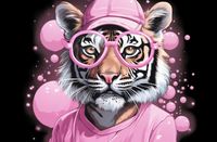 Plakat 91,5x60cm Ludzki Tygrys