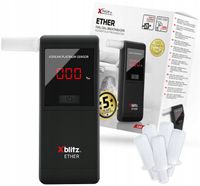 Xblitz Ether ALKOMAT elektrochemiczny dokładny +5x USTNIKI +BATERIE