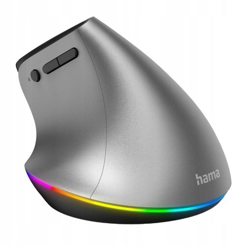 ERGONOMICZNA BEZPRZEWODOWA AKUMULATOROWA MYSZ HAMA EMW-700 2.4GHZ BT USB-C na Arena.pl