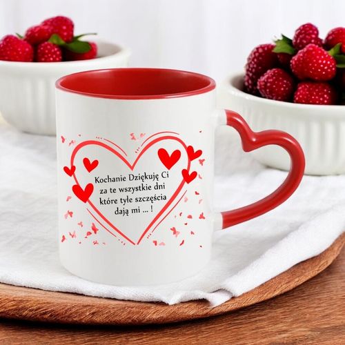 KUBEK Z NADRUKIEM PREZENT DLA KOLEŻANKI DZIEWCZYNY KOBIETY ŻONY WALENTYNKI na Arena.pl