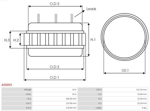 Stator, alternator AS-PL AS0003 na Arena.pl
