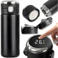 KUBEK TERMICZNY TERMOS DO KAWY Z USTNIKIEM 420ML WYŚWIETLACZ LCD