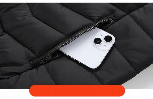 Kurtka Podgrzewana 21 Stref Na USB Zimowa Ogrzewana Ciepła Czarna Długa XL na Arena.pl