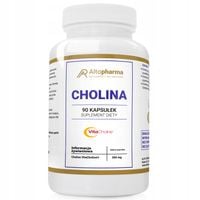 Cholina VitaCholine 300mg LEPSZA PAMIĘĆ KONCENTRACJA REFLEKS VEGE 90 kap