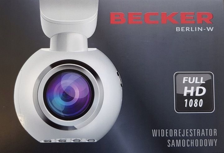 Rejestrator Kamera Full HD Becker BERLIN Biały zdjęcie 7