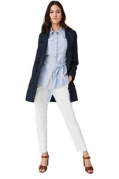 C&A Białe Spodnie Typu Chino - 34 / XS zdjęcie 4