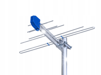 ANTENA DVB-T MLOG 6-69 AKTYWNA H-POZIOM MUX8 ZEWNĘTRZNA ALUMINIUM