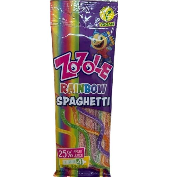 MIESZKO ŻELKI ZOZOLE 75G SPAGHETTI RAINBOW zdjęcie 1