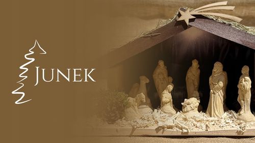 SZOPKA BOŻONARODZENIOWA KAMIENNA 28 CM Z OŚWIETLENIEM I FIGURAMI STAJENKA na Arena.pl