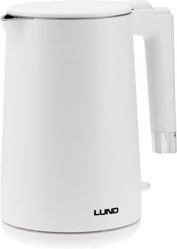CZAJNIK ELEKTRYCZNY LUND 2200W 1,5L BIAŁY PODWÓJNE ŚCIANKI na Arena.pl
