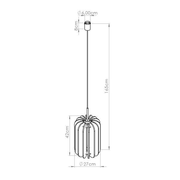 Lampa wisząca MULA 27 żółta zdjęcie 10