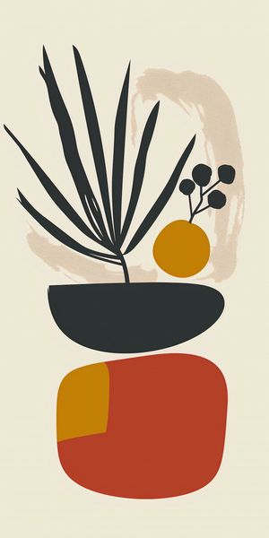 Plakat 50x100cm Botaniczny Wgląd zdjęcie 1