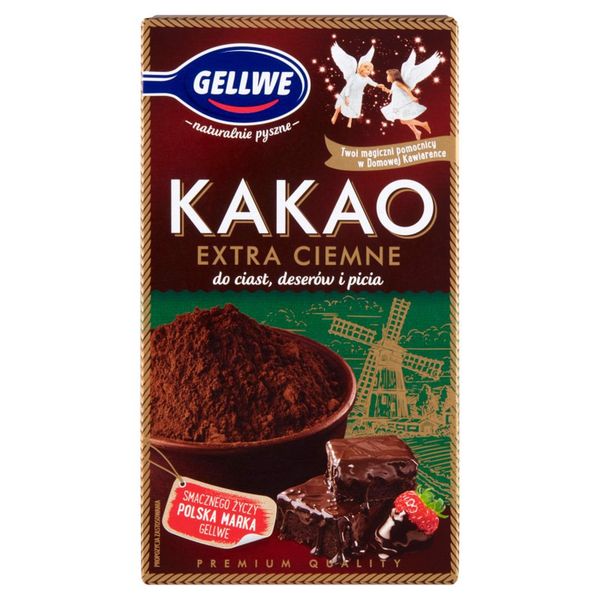 Gellwe Kakao extra ciemne 80 g zdjęcie 1
