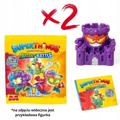 SUPER ZINGS THINGS 11 Robot Superbot SUGARFUN + 2x Saszetka Mutant Battle na Arena.pl