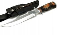 Nóż Myśliwski BOWIE survival STAL D2 skórzane etui