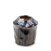 Wazon dekoracyjny ceramiczny ALDA 13X13X14 granatowy + beżowy