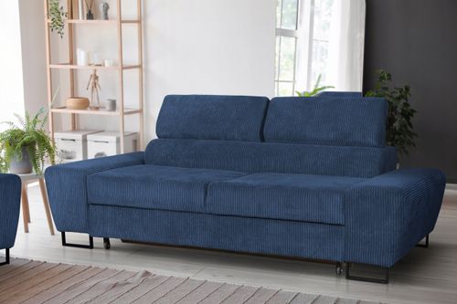 Sofa kanapa Savio salon Family meble szary sztruks reg zagłówek na Arena.pl