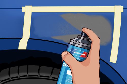 lakier samochodowy spray audi lp3g flashrot czerwony 400ml na Arena.pl