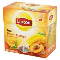LIPTON Piramidki Czarna Brzoskwinia Mango 20tb