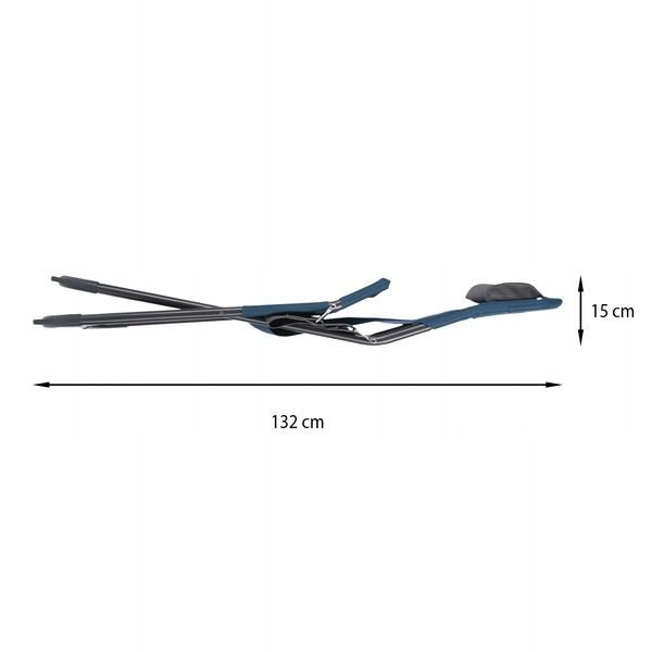 Wygodny leżak turystyczny składany plażowy na camping do ogrodu Nils NC3022 zdjęcie 10