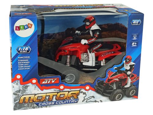 CZERWONY QUAD DLA DZIECI STEROWANY na Arena.pl