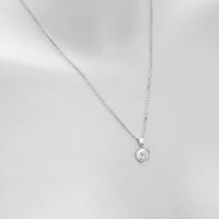 ŁAŃCUSZEK SREBRNY 925 MEDALIK D238 KOMUNIA 45CM