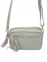 Laura Biaggi - torebka listonoszka skóra naturalna zielony TS 04-554