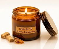 Świeca Sojowa Drzewo Sandałowe 60ml Styrta No.19 Naturalna w Szkle