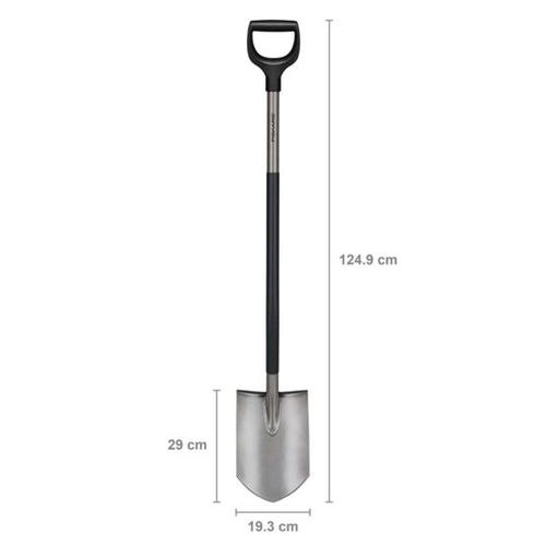 szpadel ergonomic, ostry szary - fs-1067511 na Arena.pl