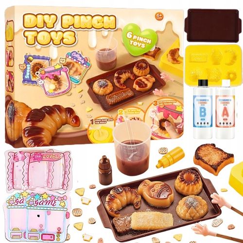 ZESTAW DO ROBIENIA GNIOTEK CUKIERNIA ANTYSTRESOWY SQUISHY DIY DLA DZIECI na Arena.pl