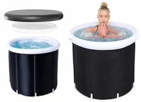 BECZKA LODOWA WODNA POKRYWA BALIA WANNA DO MORSOWANIA KĄPIELI STELAŻ WN-04