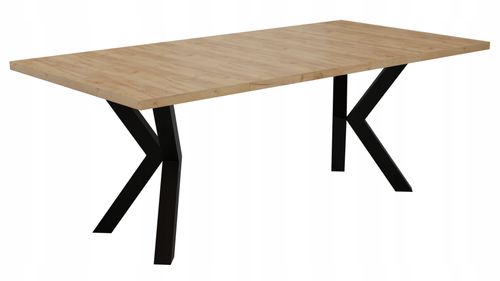 STÓŁ ROZKŁADANY NOGA METAL SALON KUCHNIA 90cm+2x50cm na Arena.pl