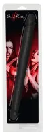 bad kitty double flex silicone czarne podwojne narzędzie intymne 40 cm